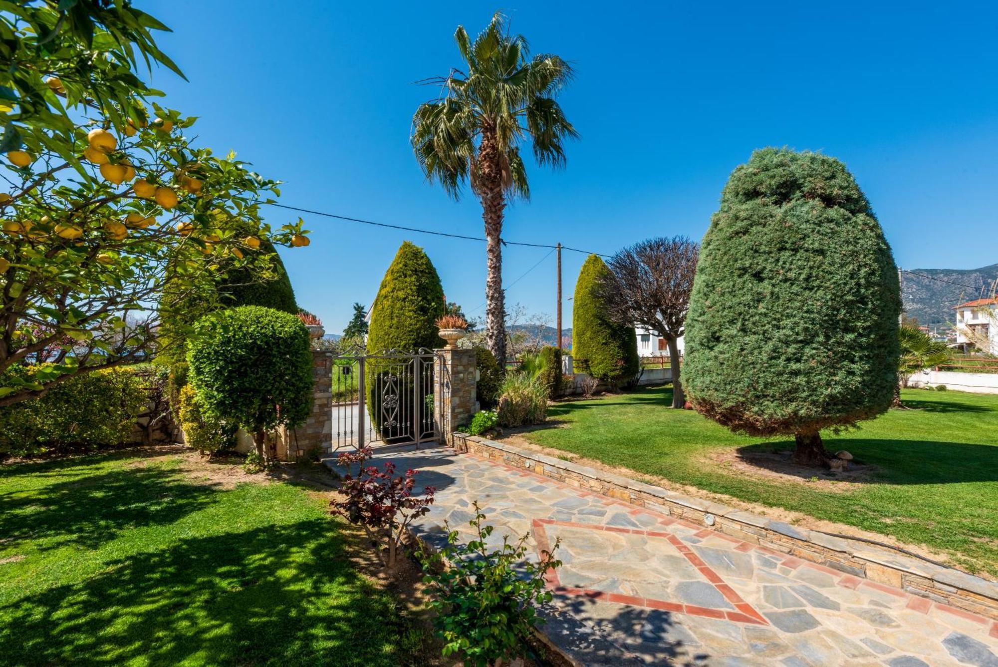Apartament Christina'S Twin Palm Trees House Agria Zewnętrze zdjęcie
