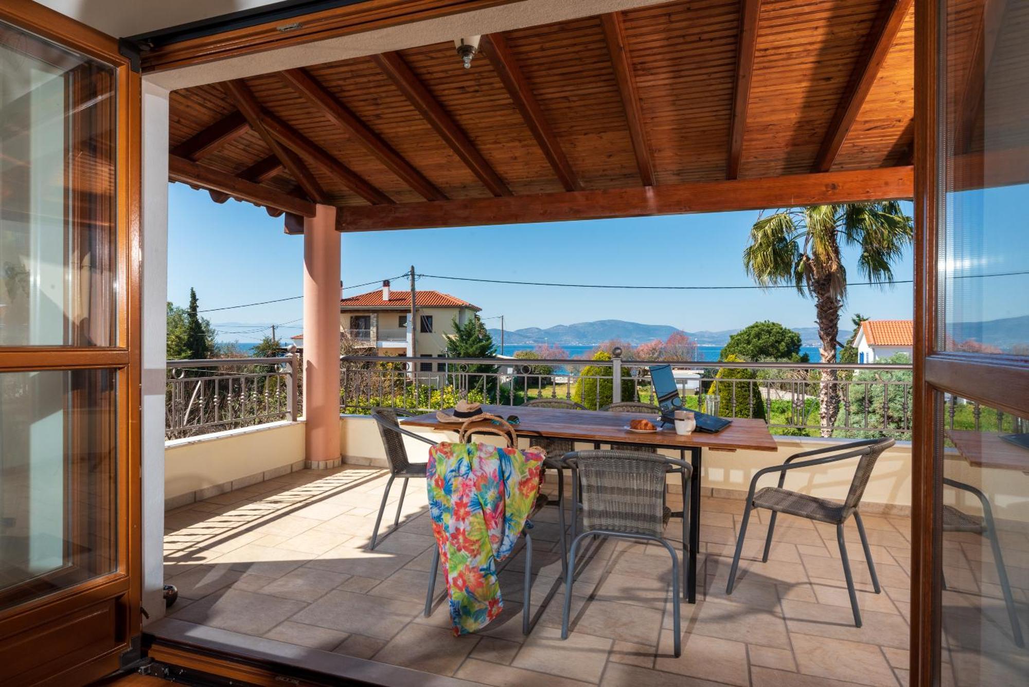 Apartament Christina'S Twin Palm Trees House Agria Zewnętrze zdjęcie