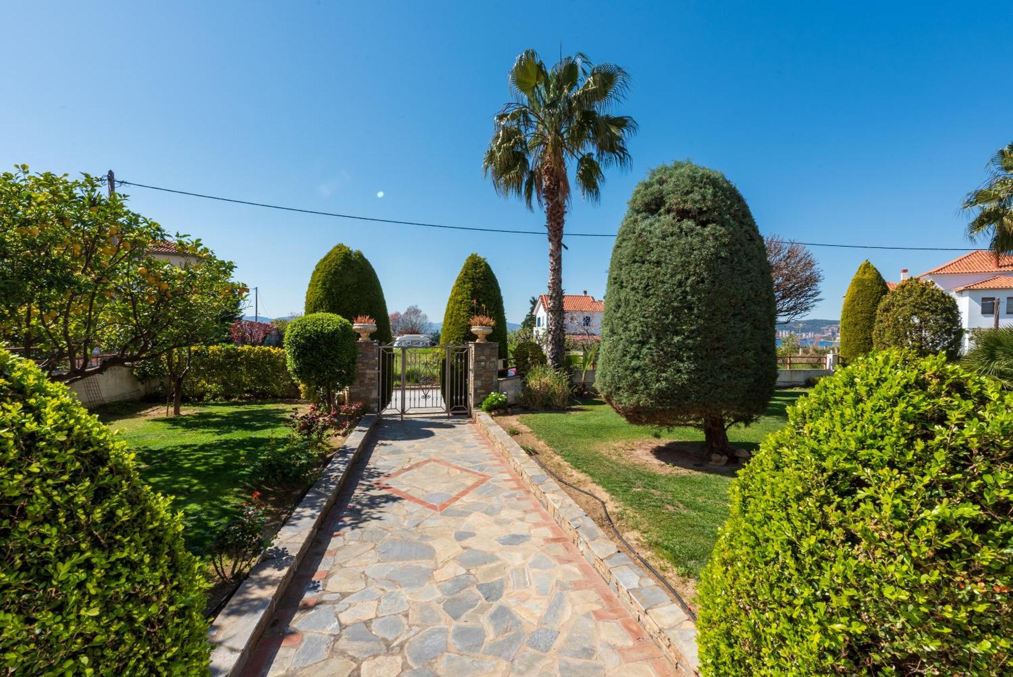 Apartament Christina'S Twin Palm Trees House Agria Zewnętrze zdjęcie