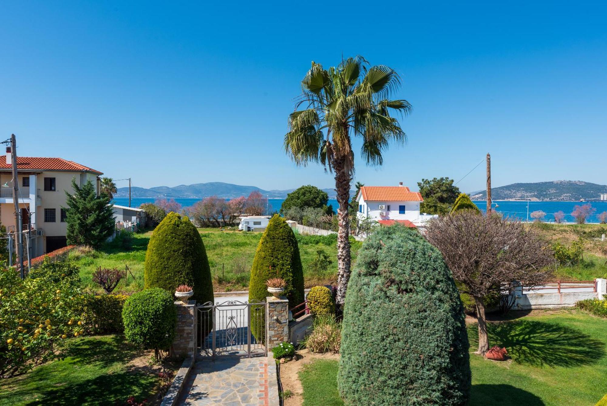 Apartament Christina'S Twin Palm Trees House Agria Zewnętrze zdjęcie