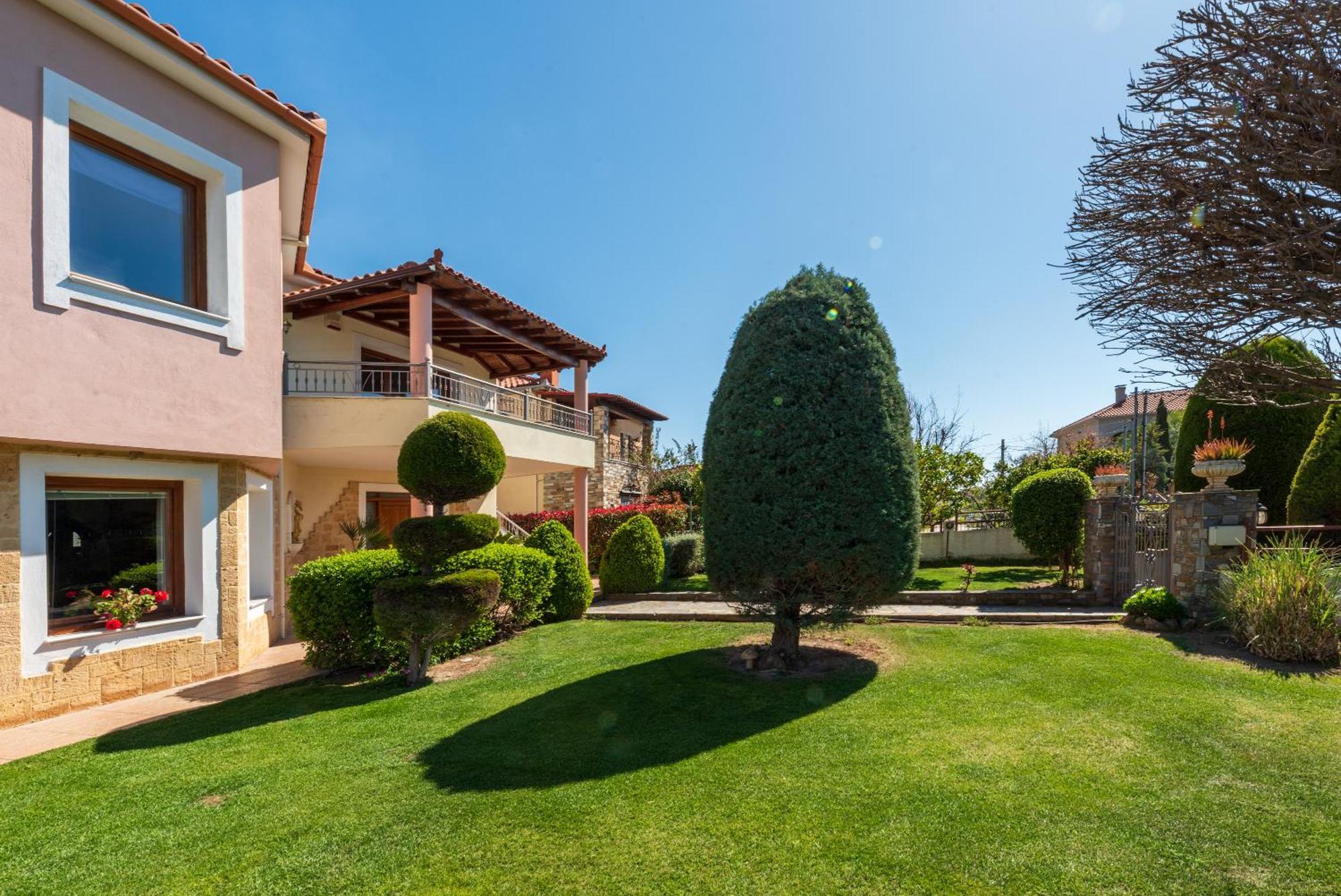 Apartament Christina'S Twin Palm Trees House Agria Zewnętrze zdjęcie
